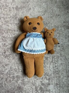 Vintage 1980s Fisher Price Mama & Baby Bear